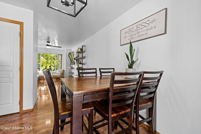688 N Sparklewood Ct, Post Falls, ID 83854 - dining area featuring wood finished floors