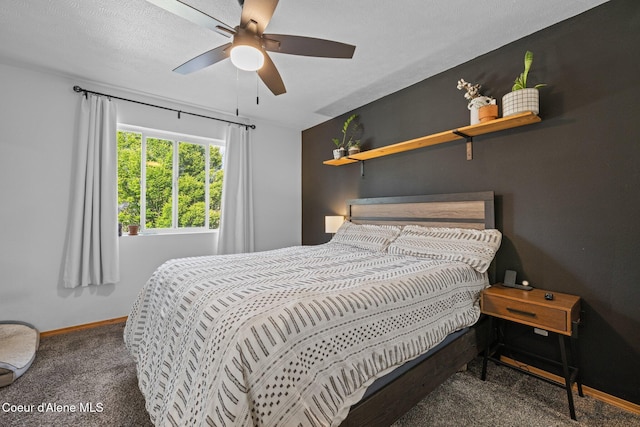 688 N Sparklewood Ct, Post Falls, ID 83854 - bedroom featuring carpet flooring, baseboards, and ceiling fan