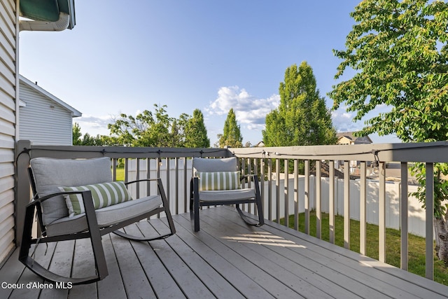 688 N Sparklewood Ct, Post Falls, ID 83854 - view of wooden deck
