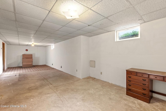 15248 N Atlas Rd, Rathdrum, ID 83858 - basement with a paneled ceiling