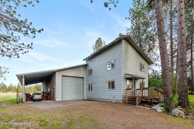 15248 N Atlas Rd, Rathdrum, ID 83858 - back of property featuring a deck