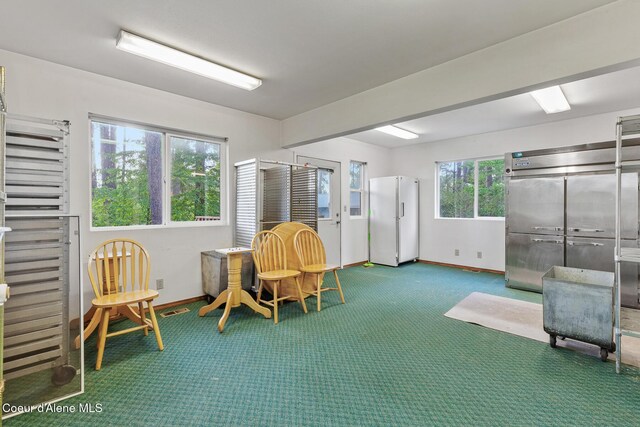 15248 N Atlas Rd, Rathdrum, ID 83858 - sitting room with carpet floors and baseboards