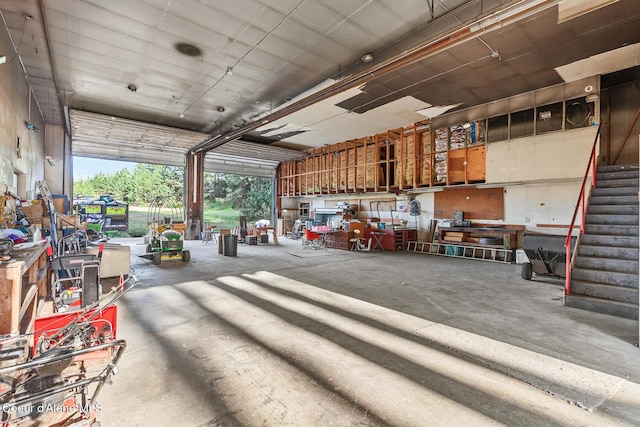 15248 N Atlas Rd, Rathdrum, ID 83858 - garage featuring a workshop area