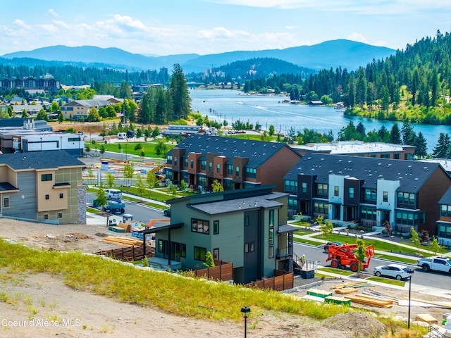 2671 W Lumber Ln, Coeur Dalene, ID 83814 - aerial view of a water and mountain view