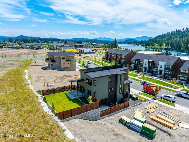 2671 W Lumber Ln, Coeur Dalene, ID 83814 - aerial view of a water and mountain view