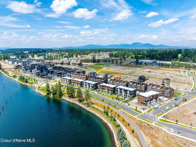 2671 W Lumber Ln, Coeur Dalene, ID 83814 - aerial view of a water and mountain view