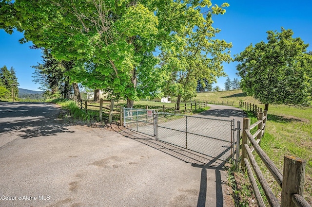16529 N Triangle 7 Rd, Hayden, ID 83835 - gate featuring a view of rural / pastoral area
