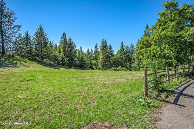 16529 N Triangle 7 Rd, Hayden, ID 83835 - view of yard featuring a view of countryside and a view of trees
