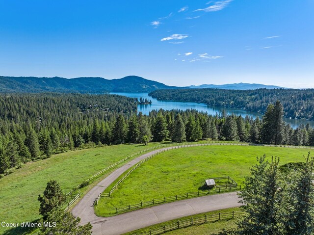 16529 N Triangle 7 Rd, Hayden, ID 83835 - mountain view featuring a forest and a nearby body of water