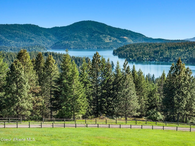 16529 N Triangle 7 Rd, Hayden, ID 83835 - mountain view featuring a forest and a nearby body of water