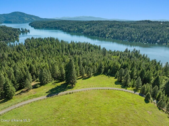 16529 N Triangle 7 Rd, Hayden, ID 83835 - bird's eye view of a forest and a water and mountain view
