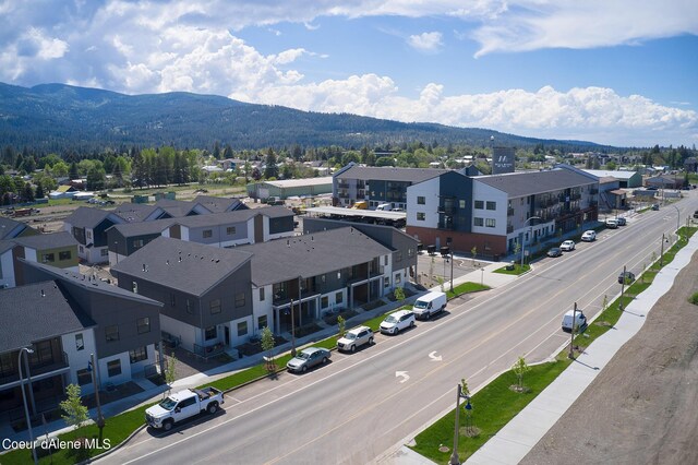 1048 E 4th Ave, Post Falls, ID 83854 - aerial view of residential area featuring a mountainous background