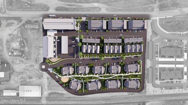 1048 E 4th Ave, Post Falls, ID 83854 - aerial overview of property's location with property boundaries highlighted