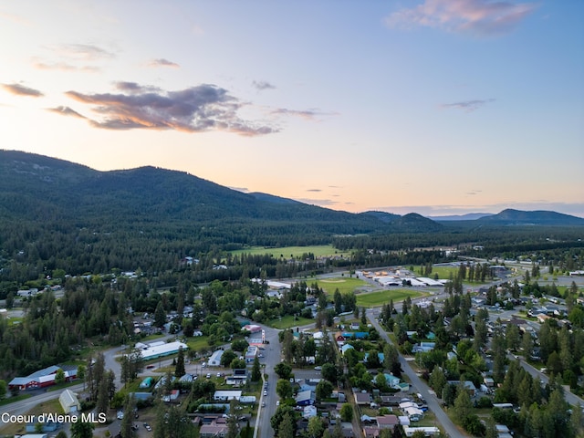 15272 N Stevens St, Rathdrum, ID 83858 - aerial view of property's location with mountains and a forest