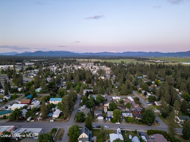 15272 N Stevens St, Rathdrum, ID 83858 - aerial perspective of suburban area with a mountain backdrop