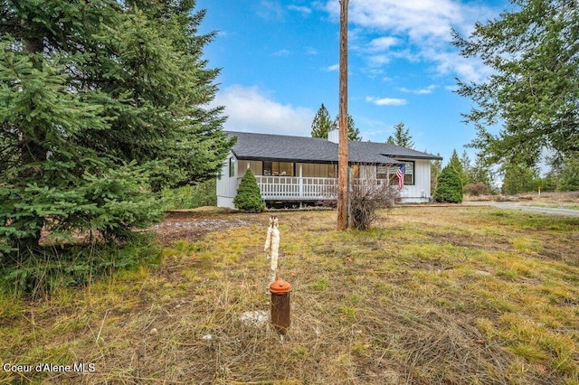 16 Beers Humbird Rd, Sagle, ID 83860 - view of front facade with a front yard