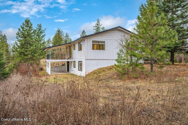 16 Beers Humbird Rd, Sagle, ID 83860 - back of property featuring board and batten siding