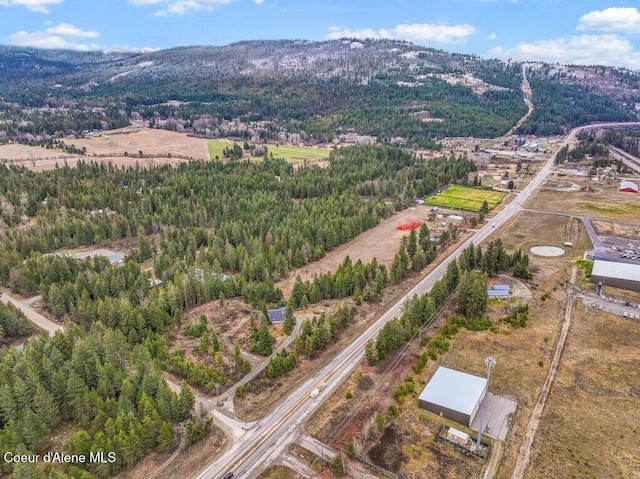 16 Beers Humbird Rd, Sagle, ID 83860 - drone / aerial view of a mountainous background and a forest