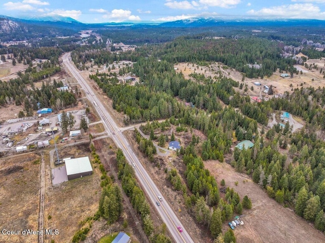16 Beers Humbird Rd, Sagle, ID 83860 - drone / aerial view of a forest and mountains