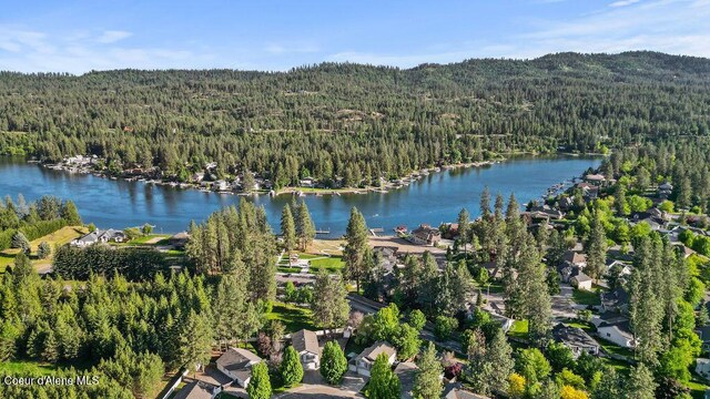5735 E Steamboat Bnd, Post Falls, ID 83854 - view of property location featuring a heavily wooded area and a large body of water