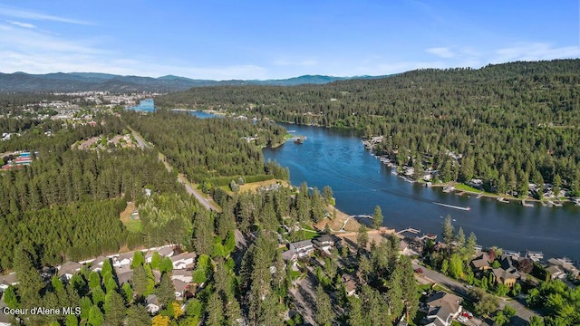5735 E Steamboat Bnd, Post Falls, ID 83854 - view of property location with a forest and a water and mountain view