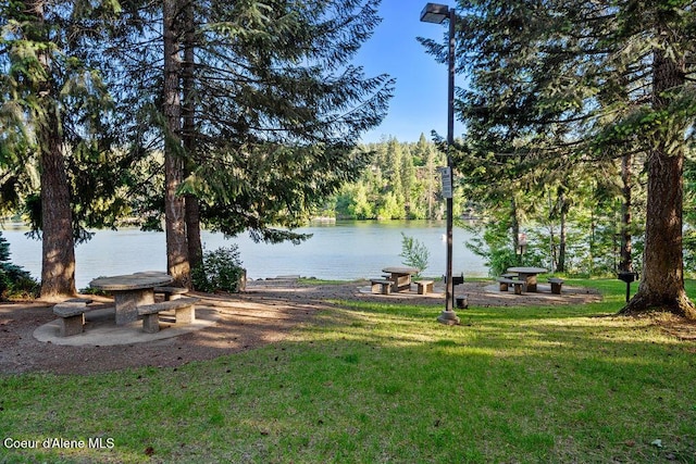 5735 E Steamboat Bnd, Post Falls, ID 83854 - view of grassy yard with a water view