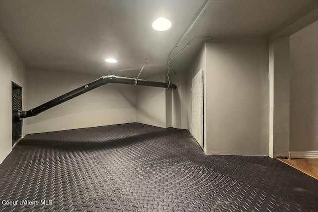 5735 E Steamboat Bnd, Post Falls, ID 83854 - below grade area with carpet flooring and recessed lighting