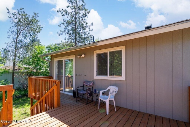 7349 W Crenshaw St, Rathdrum, ID 83858 - view of wooden deck