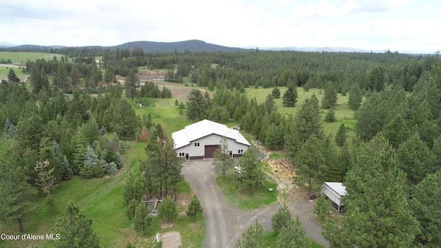 574 Parkside Rd, Plummer, ID 83851 - aerial view of property and surrounding area with a forest