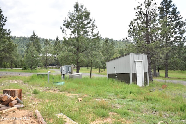 574 Parkside Rd, Plummer, ID 83851 - view of yard with a wooded view
