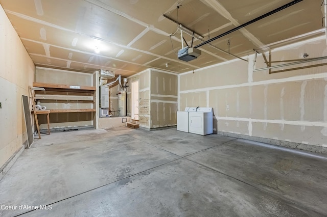 321 E Acorn Ave, Coeur Dalene, ID 83814 - garage with independent washer and dryer and a garage door opener