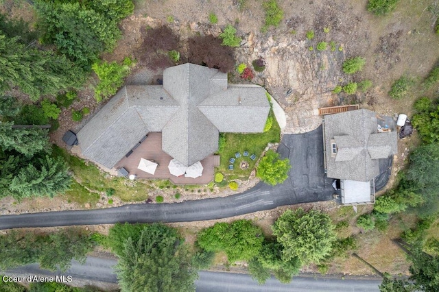 4987 S Bay Pointe Way, Coeur Dalene, ID 83814 - aerial view of property and surrounding area