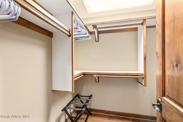 4987 S Bay Pointe Way, Coeur Dalene, ID 83814 - walk in closet with wood finished floors