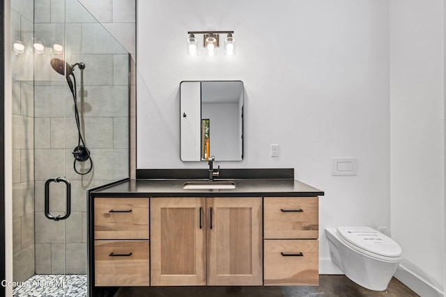 541 N Idaho Club Dr, Sandpoint, ID 83864 - full bath featuring vanity, toilet, and a shower stall