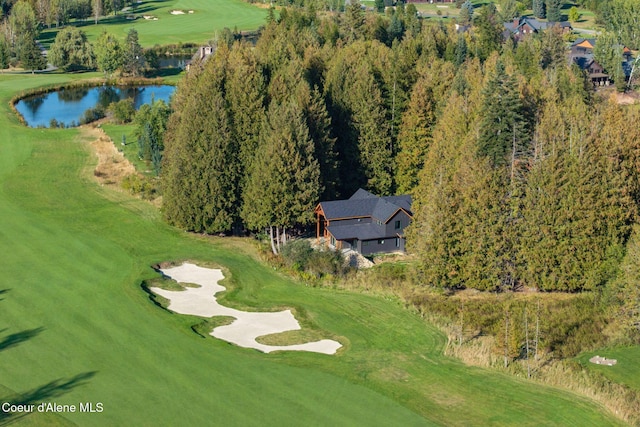 541 N Idaho Club Dr, Sandpoint, ID 83864 - view of home's community with a water view and view of golf course