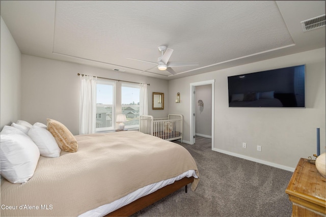 21367 E Acadia Ct, Liberty Lake, WA 99019 - bedroom featuring carpet floors, baseboards, and ceiling fan