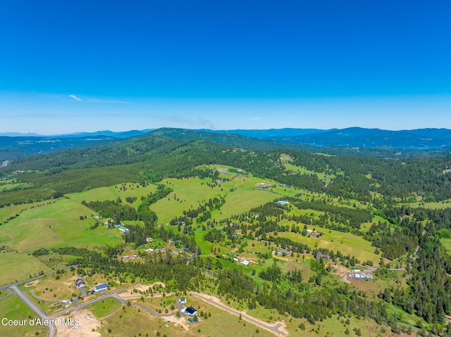 15268 S Potter Rd, Coeur Dalene, ID 83814 - aerial view of a mountainous background and a forest