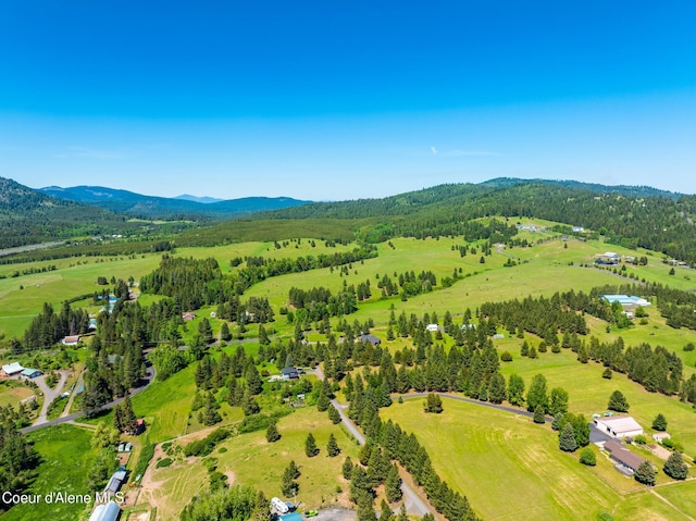 15268 S Potter Rd, Coeur Dalene, ID 83814 - drone / aerial view of a mountain backdrop