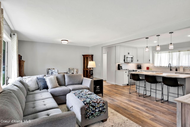 2040 Washington Ave, Saint Maries, ID 83861 - living area featuring wood finished floors and recessed lighting