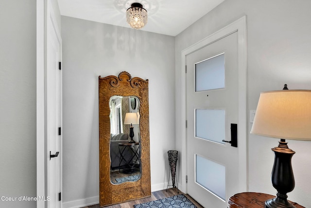 2040 Washington Ave, Saint Maries, ID 83861 - entrance foyer with wood finished floors and baseboards