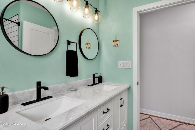 2040 Washington Ave, Saint Maries, ID 83861 - full bathroom with double vanity and baseboards