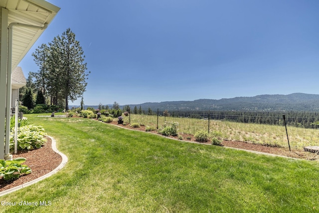 620 N Chisholm Ct, Post Falls, ID 83854 - view of yard featuring a mountain view