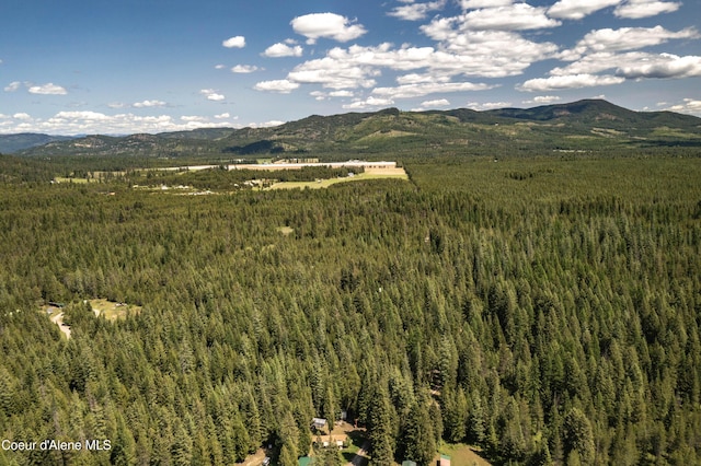 245 Lost Creek Ln, Priest River, ID 83856 - view of mountain backdrop with a forest