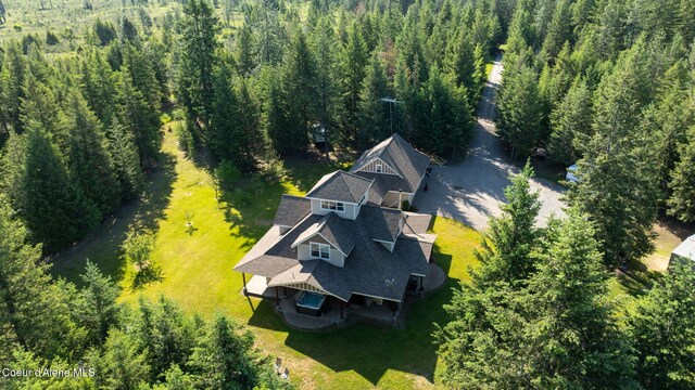 13 Park Dr, Spirit Lake, ID 83869 - view of subject property featuring a heavily wooded area