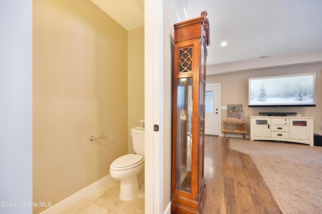 13 Park Dr, Spirit Lake, ID 83869 - bathroom featuring toilet and baseboards