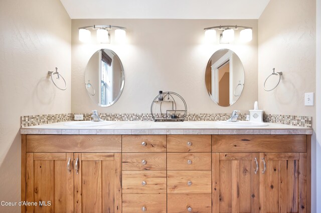 13 Park Dr, Spirit Lake, ID 83869 - full bathroom with double vanity