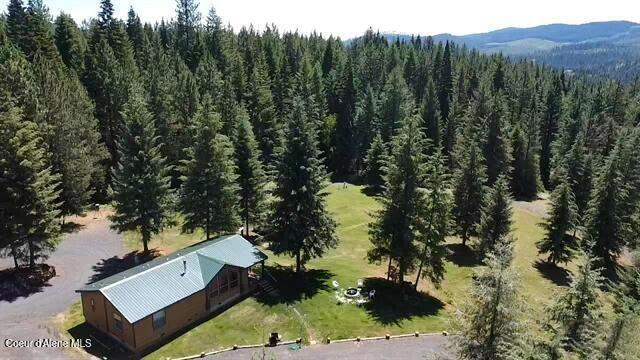 229 Henderson Lp, Kamiah, ID 83536 - view from above of property featuring mountains and a heavily wooded area