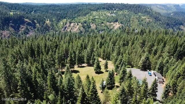 229 Henderson Lp, Kamiah, ID 83536 - drone / aerial view of a forest and a mountain backdrop