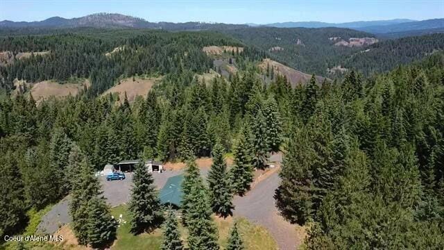 229 Henderson Lp, Kamiah, ID 83536 - drone / aerial view of a forest and a mountain backdrop
