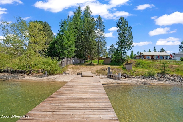 9307 Lakeshore Dr, Sagle, ID 83860 - dock featuring a water view